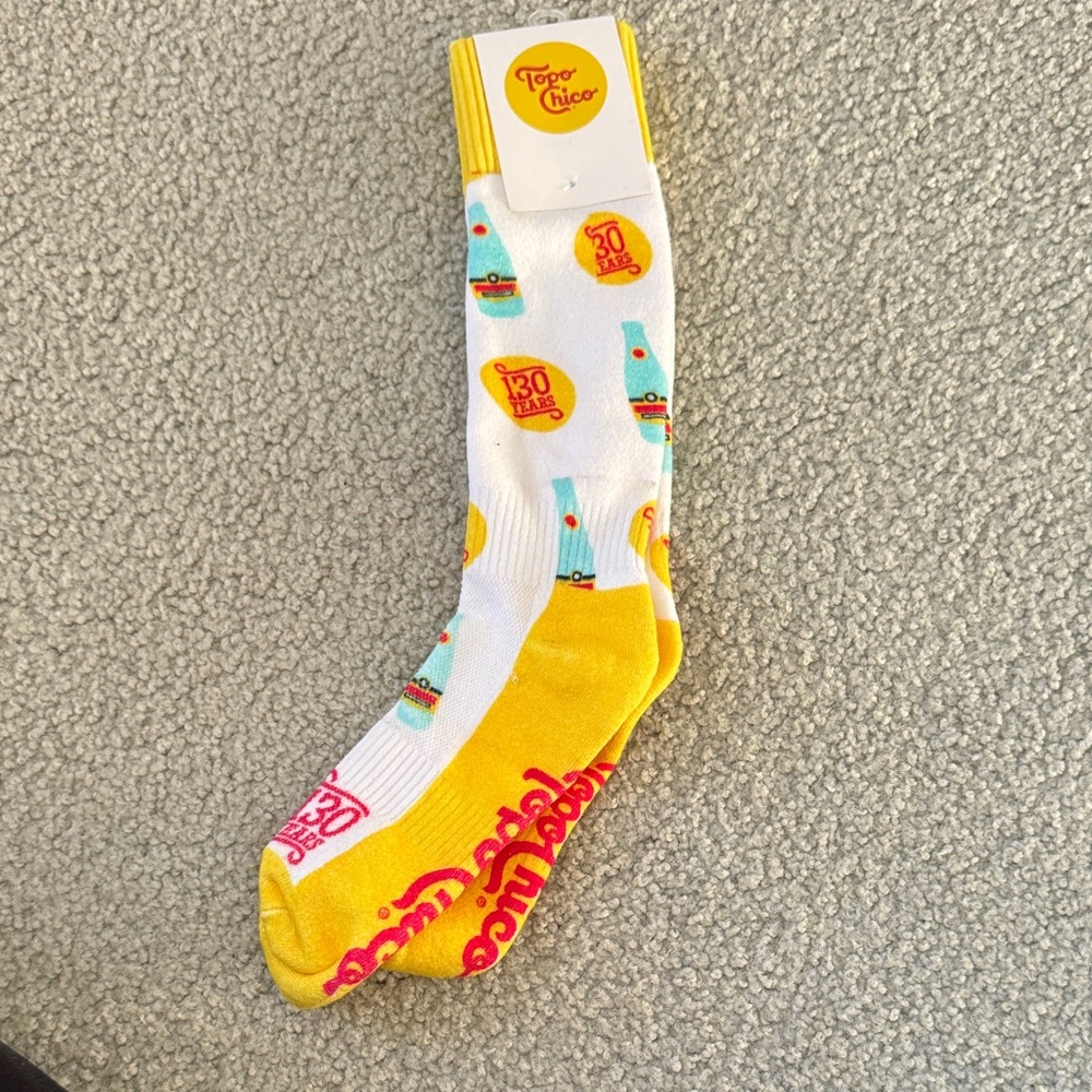 Topo Chico Long Socks